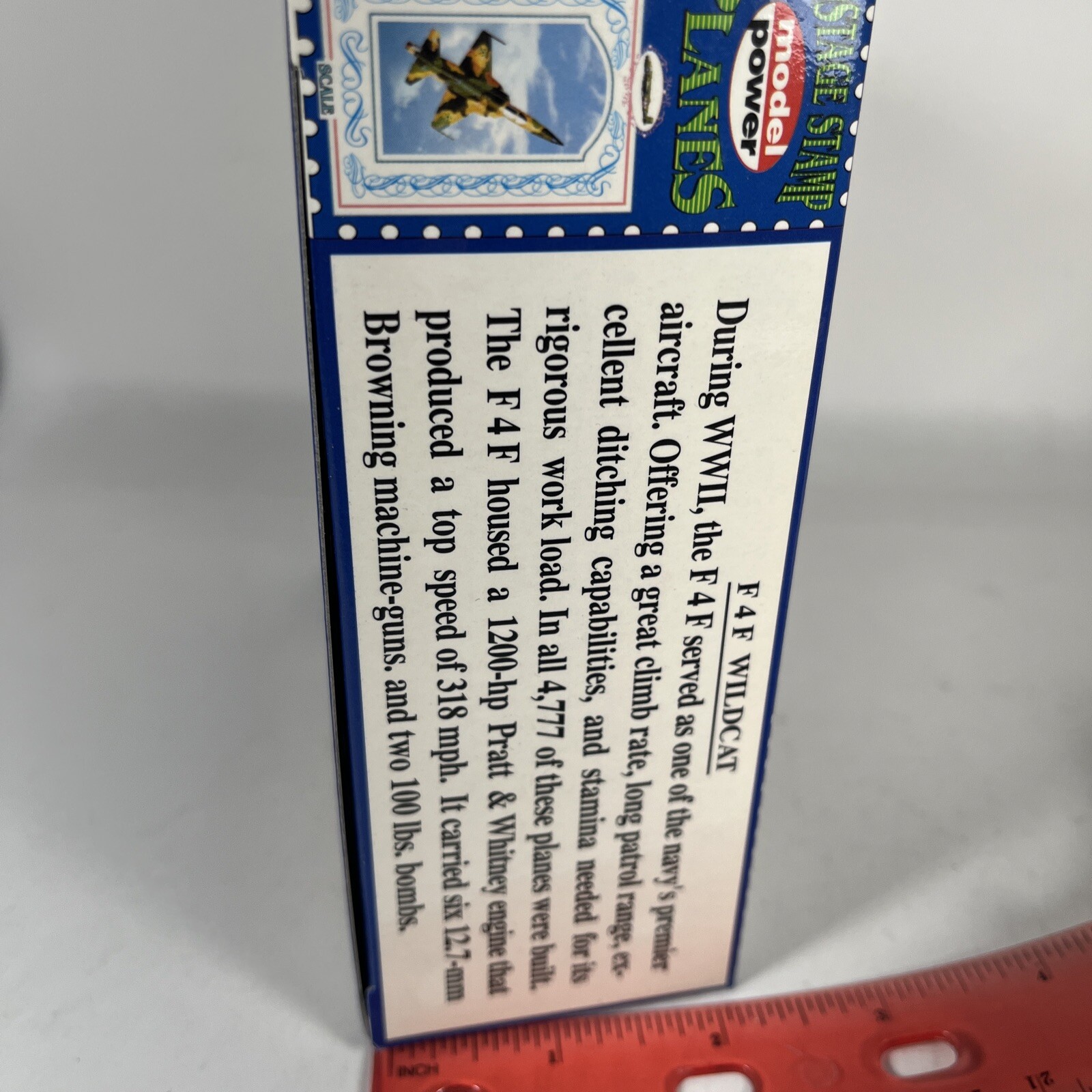 Model Power Postage Stamp Planes #5351 F 4 F WILDCAT Diecast 1:87