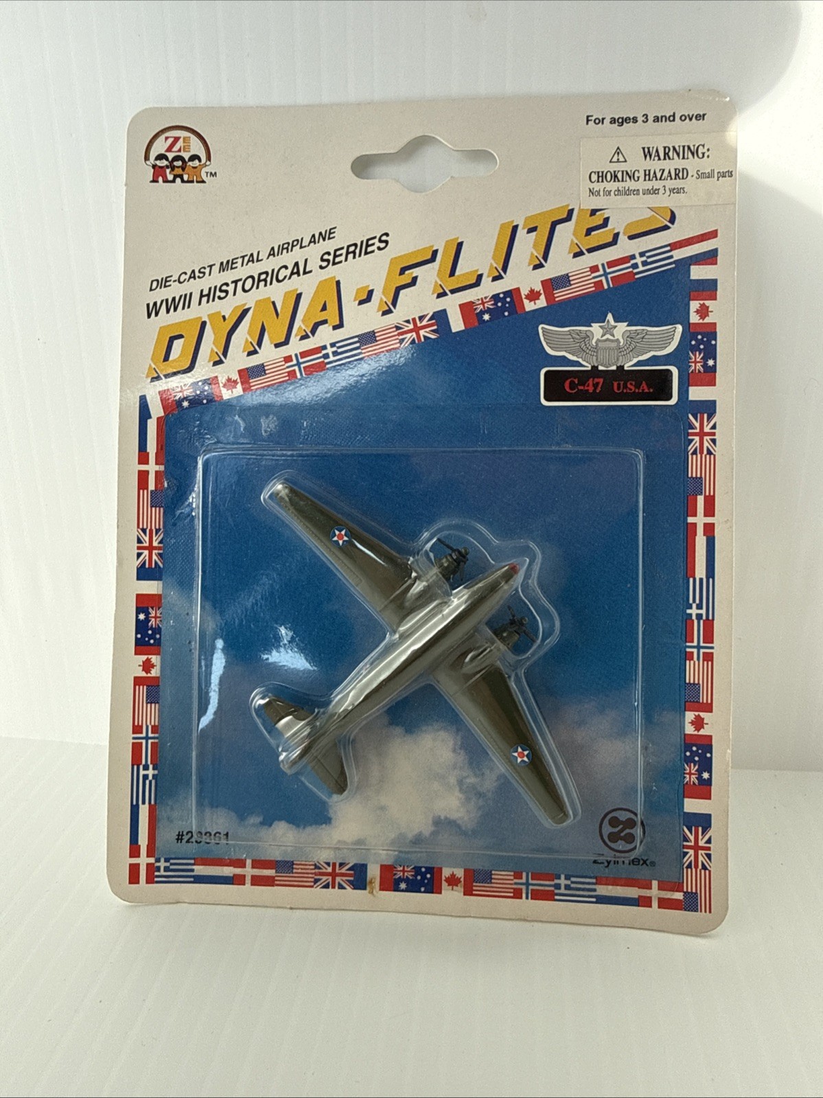 Zee Toys DYNA-FLITES WWII Historical Series B-17 USA Die Cast Metal Airplane New