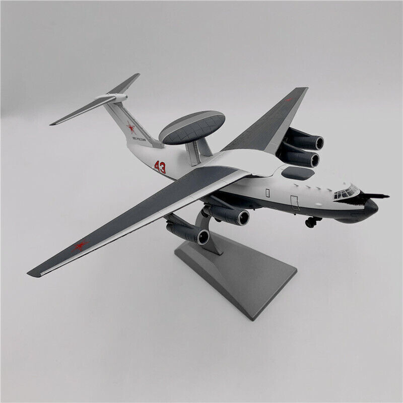 WLTK Soviet Air Force Beriev A-50 Mainstay AEW&C Aircraft 1/200 Diecast Model