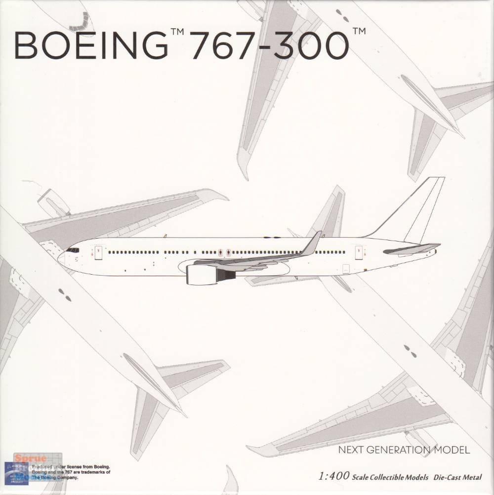 NGM17000 1:400 NG Model Blank B767-300ER with CF6 Engines
