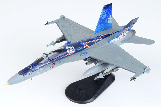 HA3557 Hobby Master CF-18 Hornet 1/72 Model RCAF Demo Team