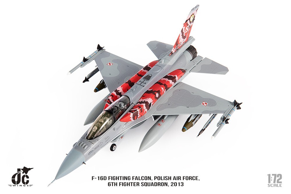 F-16D Fighting Falcon, Polish Air Force 6th FS, NATO, JC Wings JCW-72-F16-017