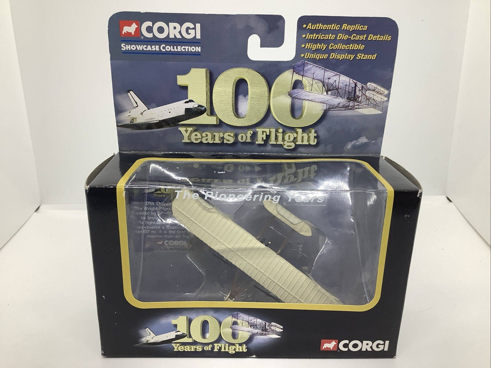 Corgi Scale 100 Years of Flight Orville & Wilber Wright Kittyhawk Die Cast Plane