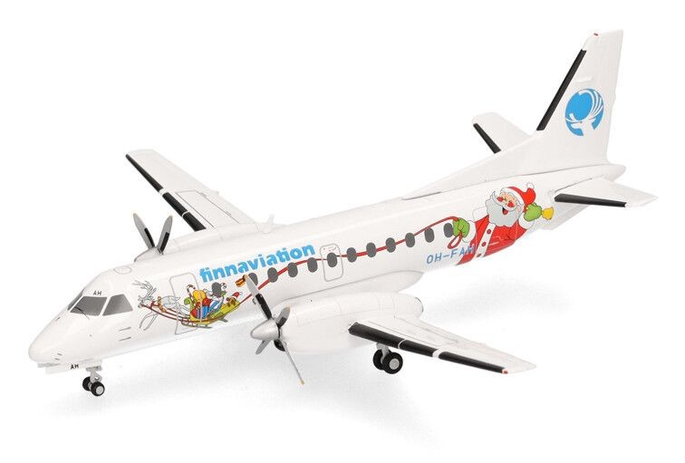 HERPA – Saab 340 Finnaviation Santa – X-mas – 1/200 – HER573245