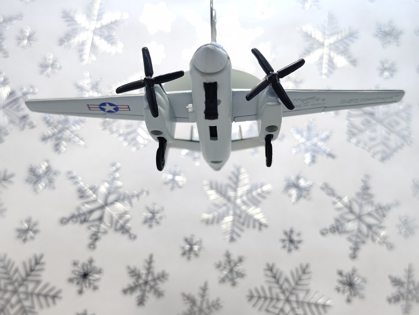 USAF Navy Grumman E-2C Hawkeye Custom Christmas Ornament Diecast Air Force Craft