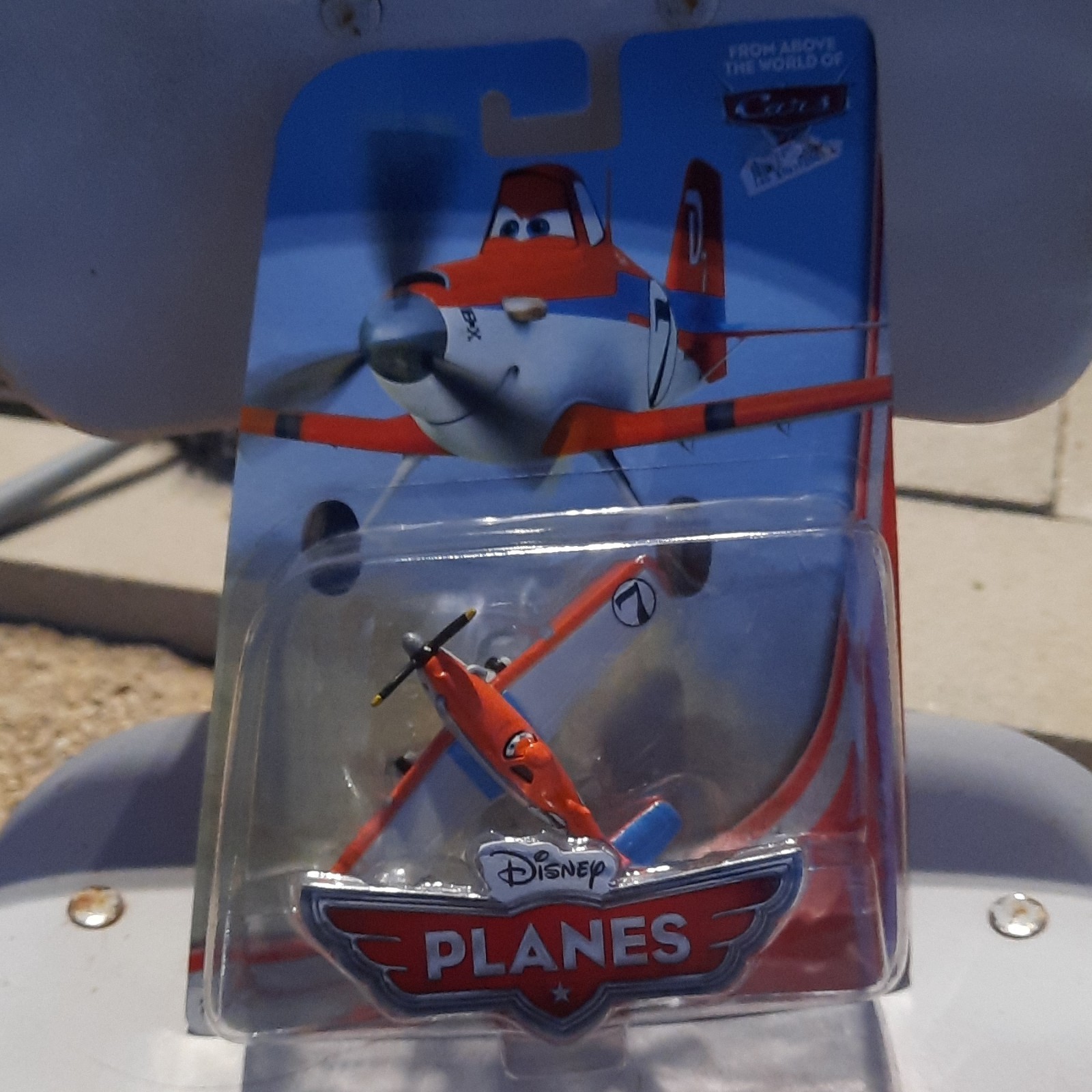 Disney Planes Diecast Propeller Plane Toy, Red/White/Blue, Unopened Box