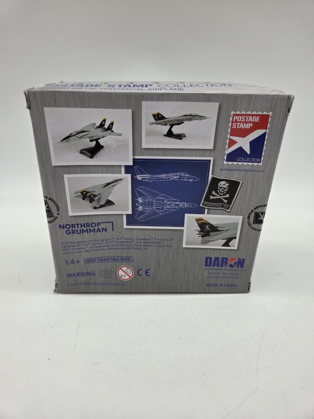 1:160 F-14 Tomcat VFA-103 Jly Rogers Fighter Diecast by Daron Stamp PS5383-3 NEW