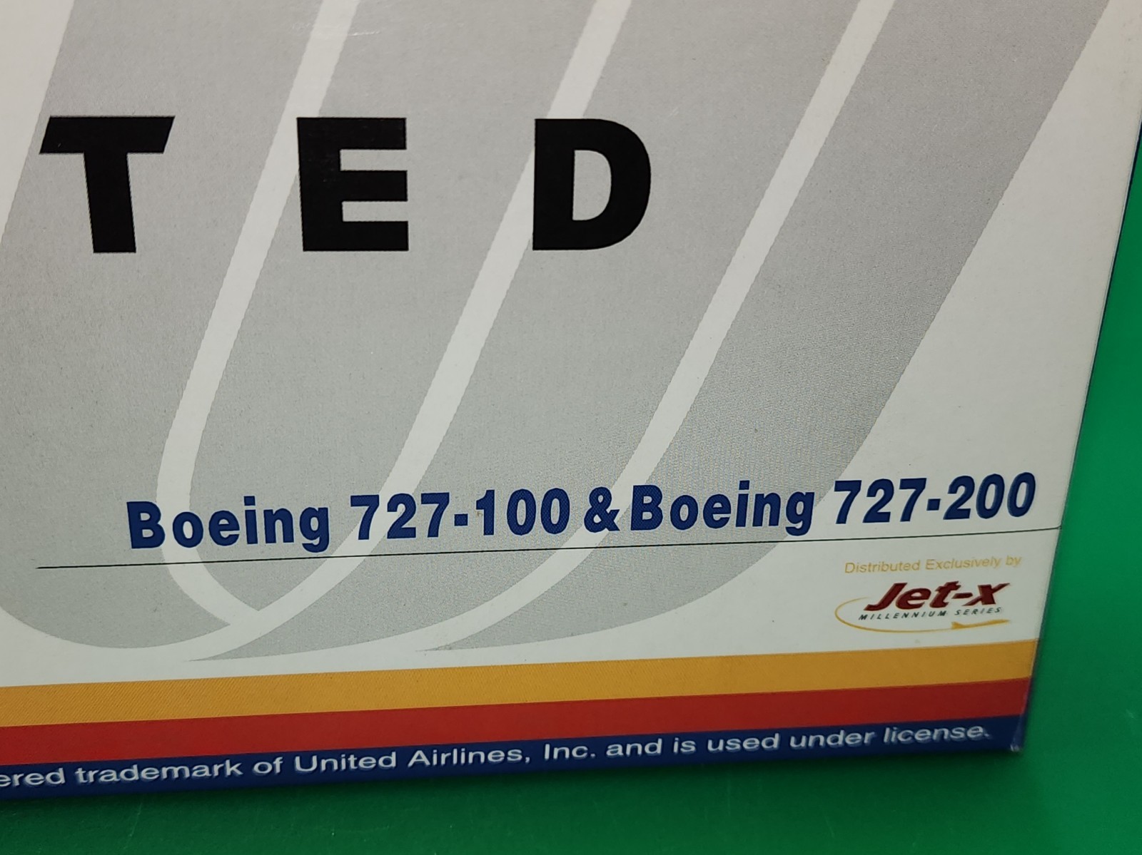 Jet-X Dragon Diecast Airliner JX043 United Boeing 727-100 & 727-200 2pk LE