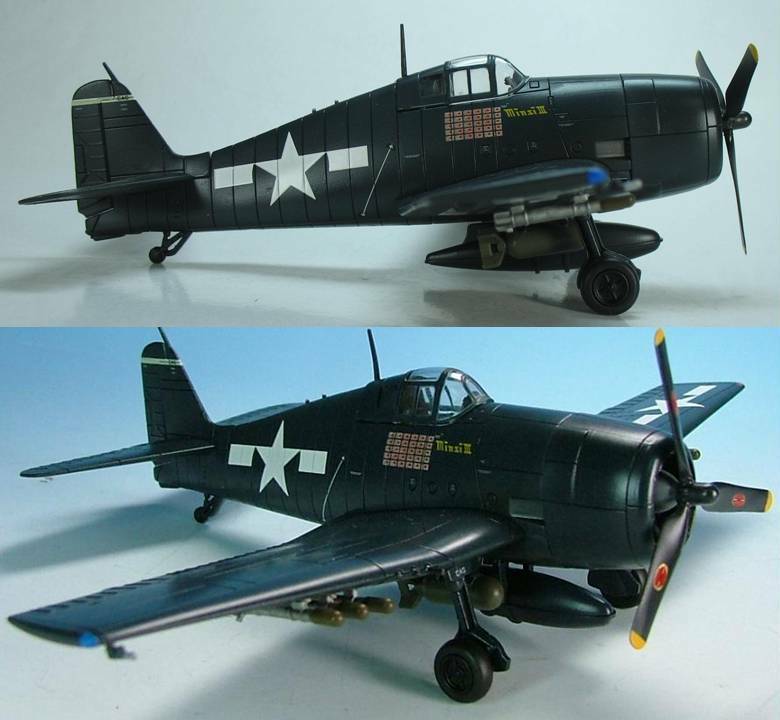 Hobby Master 1/72 HA1101 Grumman F6F Hellcat “Minsi III”, CAG David McCampbell