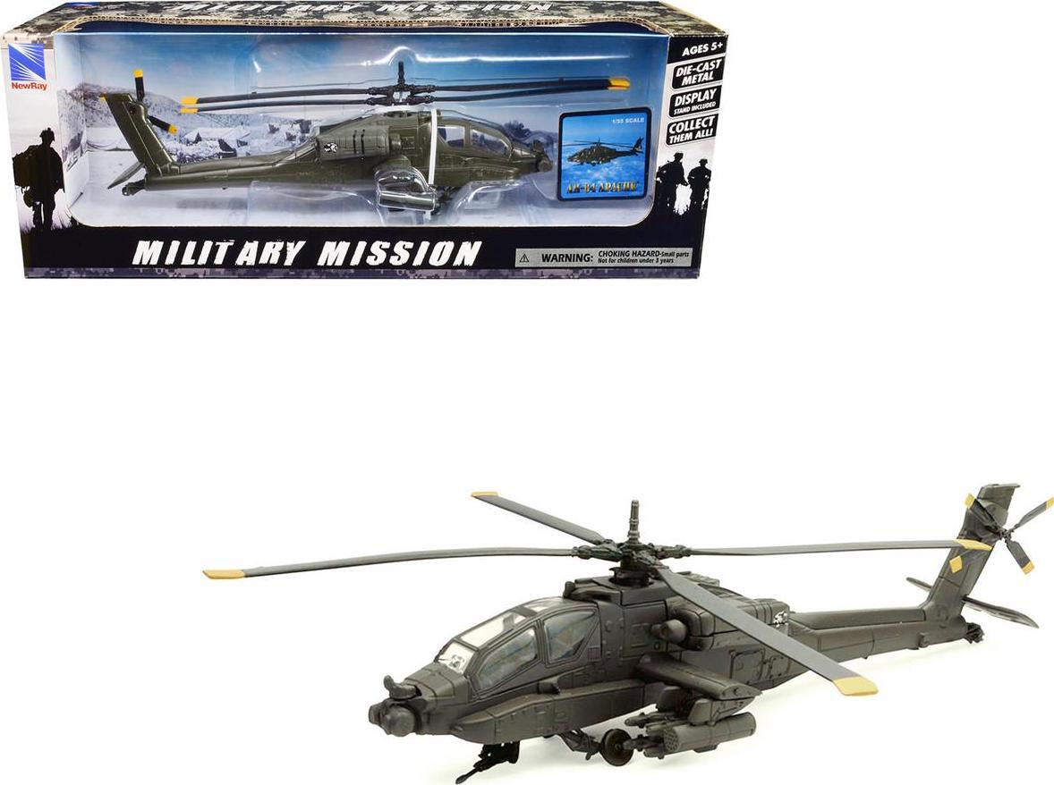 Boeing AH-64 Apache Attack Helicopter Olive Drab United States Army Military by