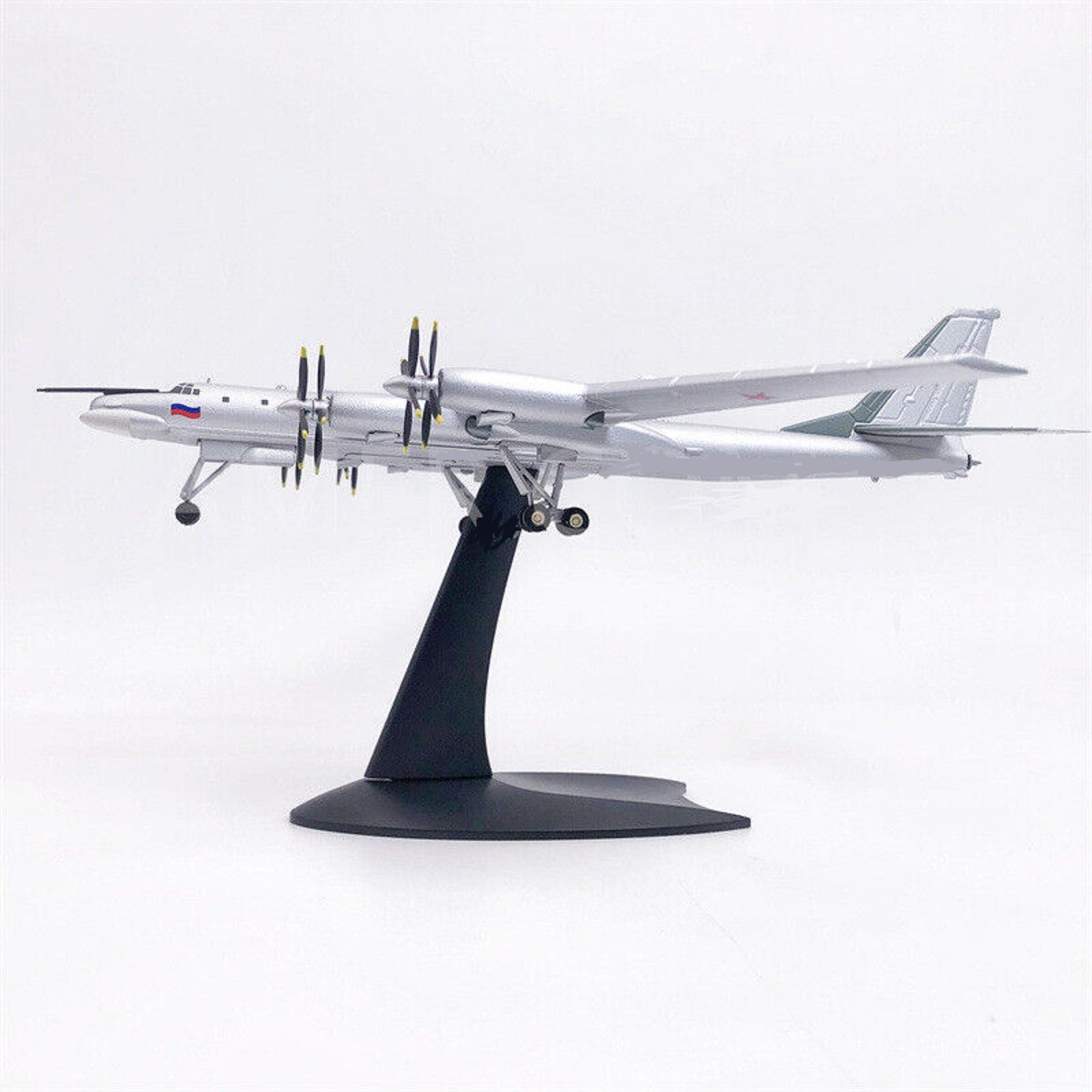 1/200 Tupolev Tu-95 Bear Type Strategic Bomber Airplane Aircraft Model Display B