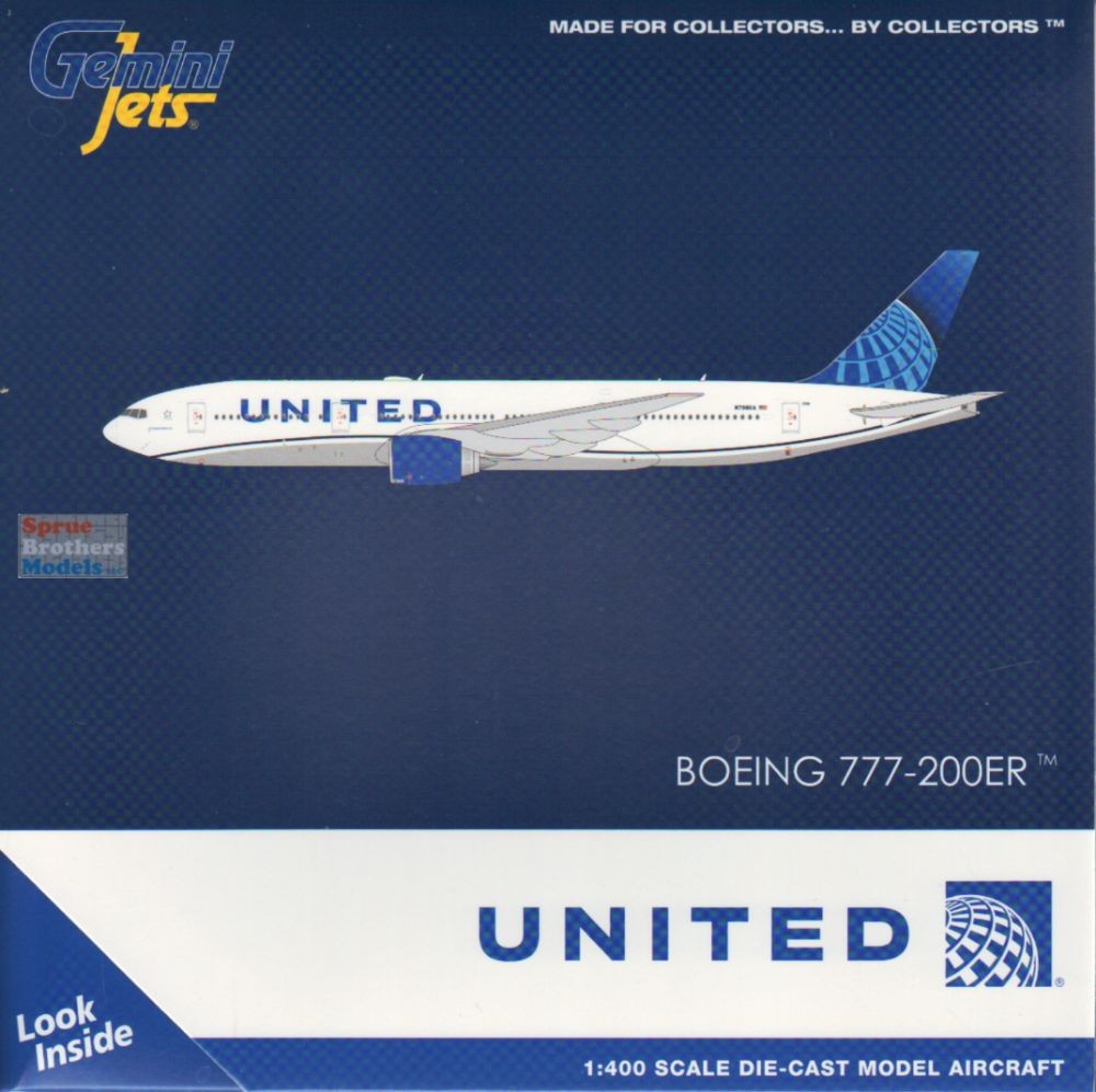 GEMGJ2230 1:400 Gemini Jets United Airlines B777-200ER Reg #N798UA