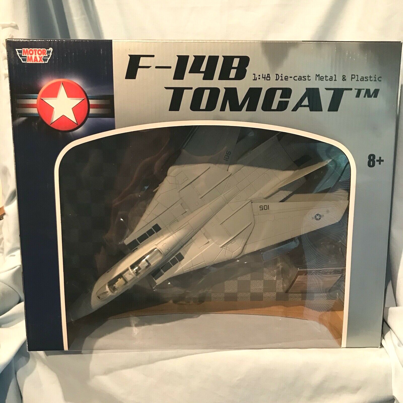 Diecast F-14B Tomcat 1:48 Motormax NorthropGrumman Metal/Plastic PICKUP ONLY$74