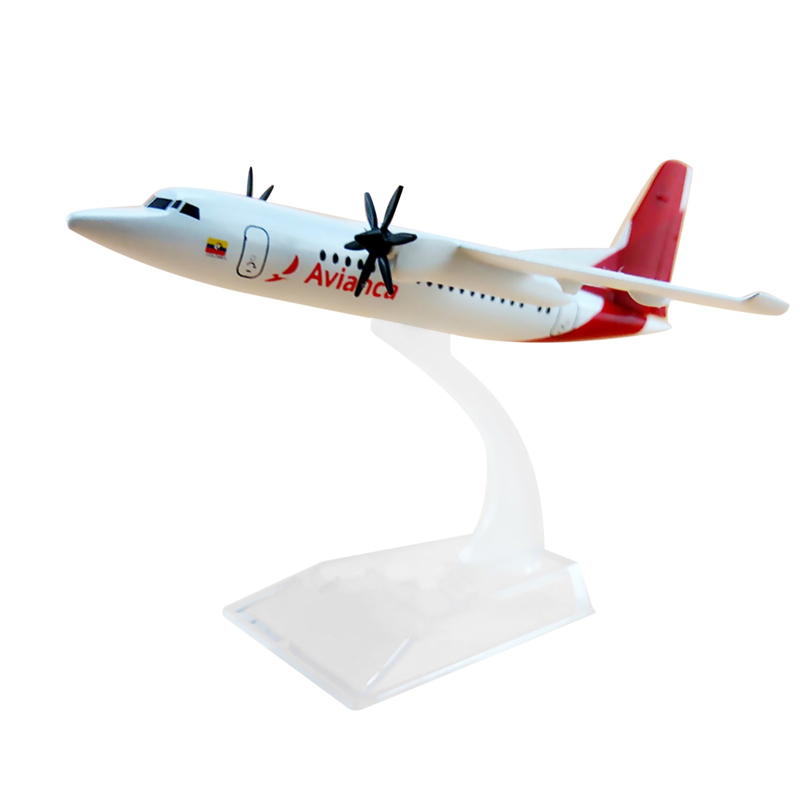1:200 Air White Colombia Avianca FOK F50 Airlines Plane Diecast Model Ornaments