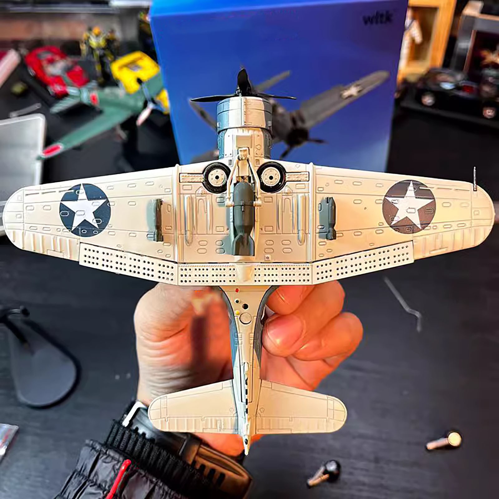 1/72 Scale Diecast Alloy WWII TBD Devastator Bomber Model Gift For Kids