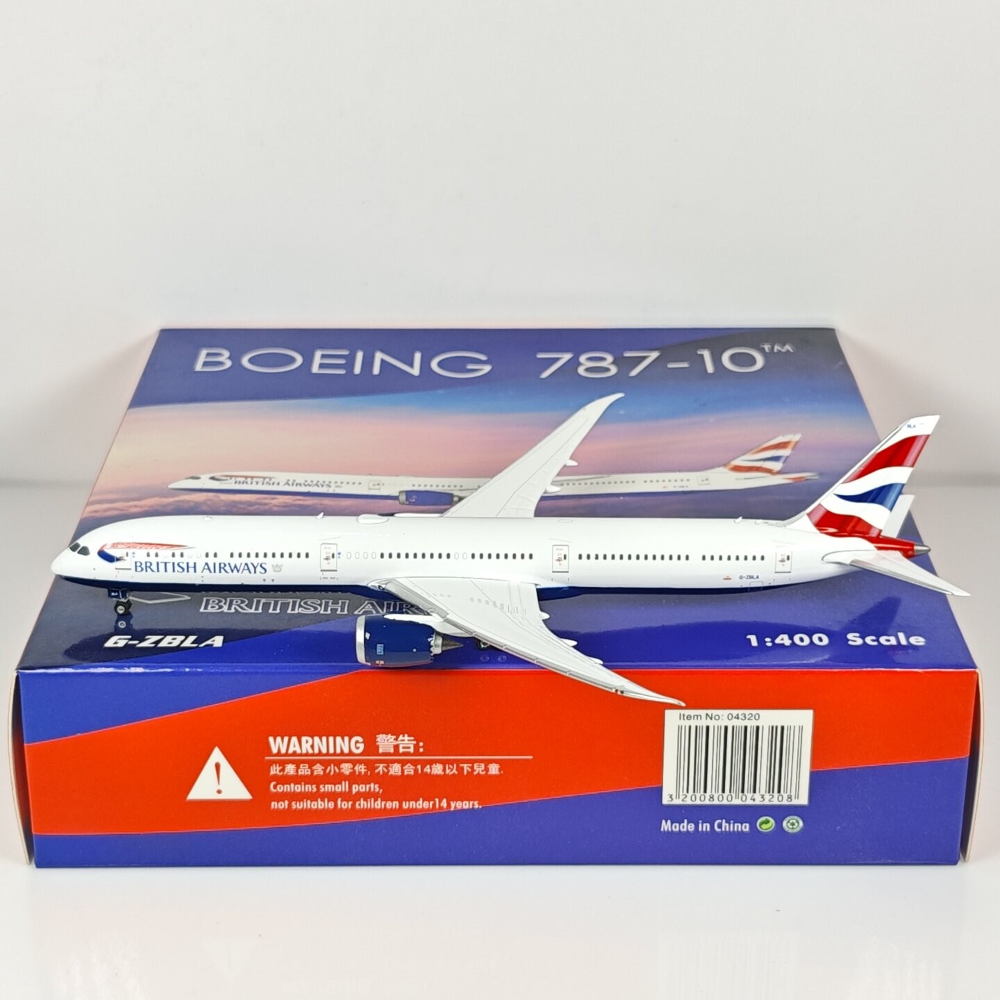 Phoenix 1:400 British Airways B787-10 G-ZBLA Alloy Diecast Aircraft Model
