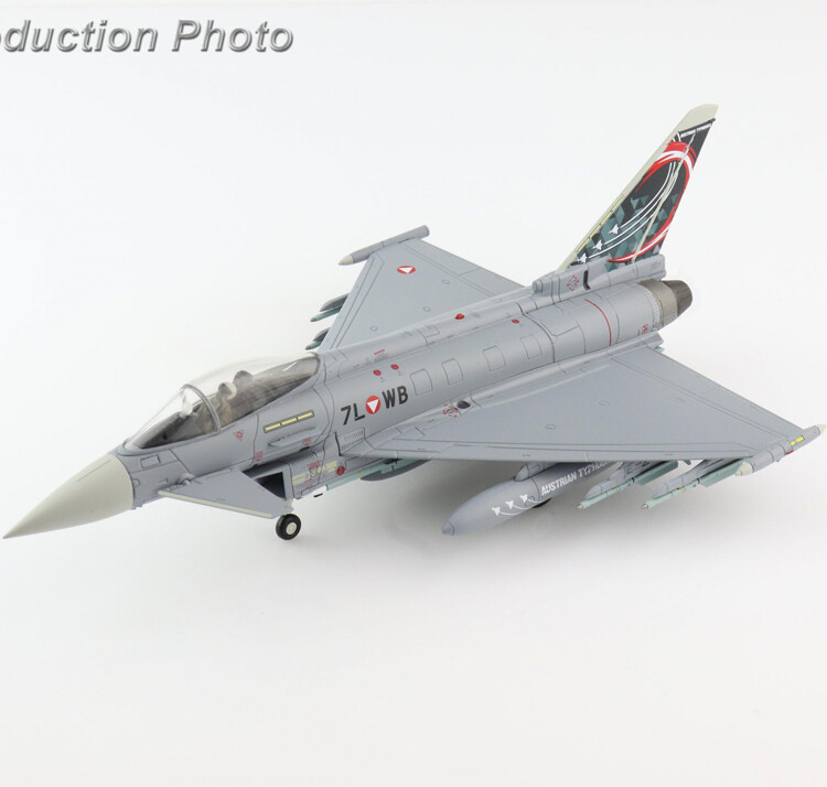 1:72 HM Eurofighter Typhoon 7L-WB Austrian Air Force 2019 Fighter Diecast Model