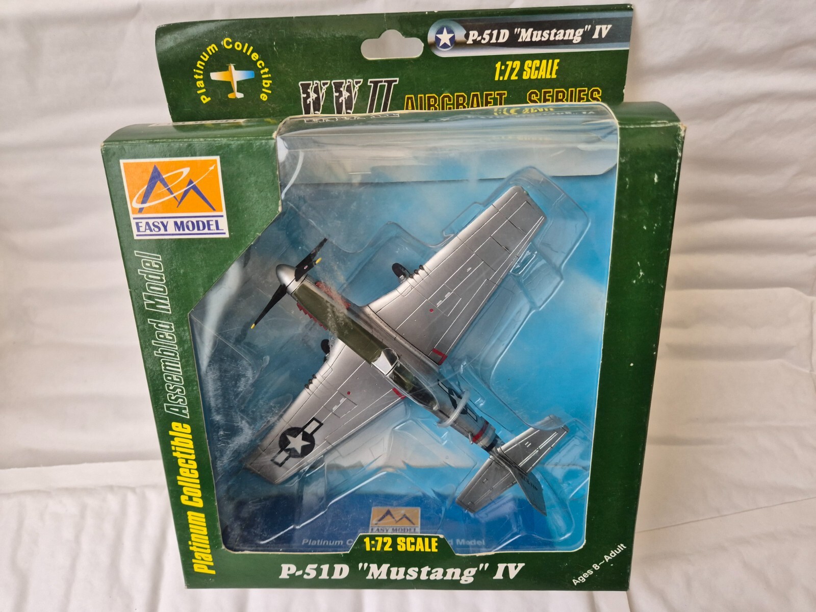 1/72 SCALE EASY MODEL P-51D MUSTANG IV LT. COL OLDER 23FG CHINA WW2 PLANE 37293