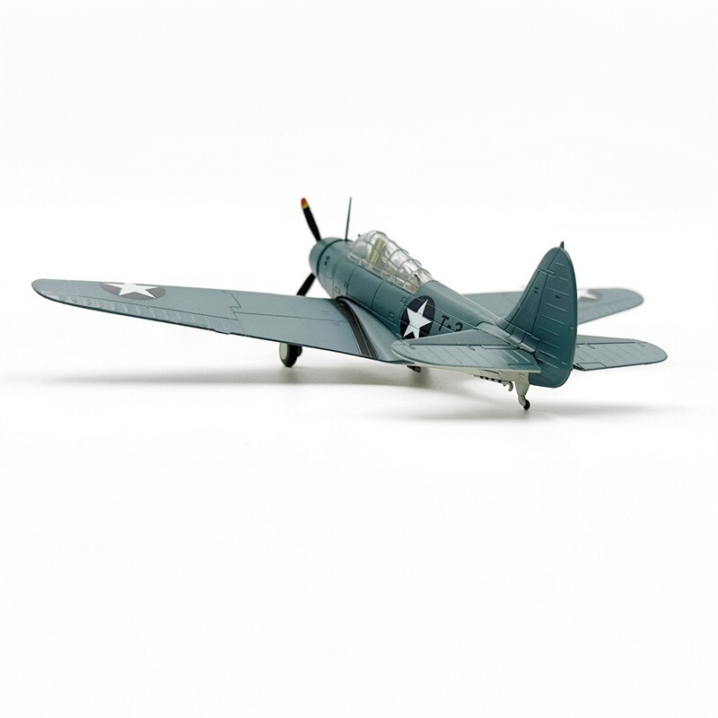 1/72 Wltk WWII US NAVY TBD-1 Devastator Bomber VT-8 USS Hornet Diecast Model