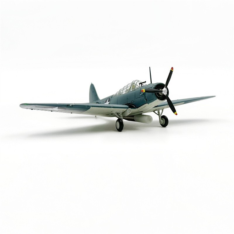 1/72 Wltk WWII US NAVY TBD-1 Devastator Bomber VT-8 USS Hornet Diecast Model