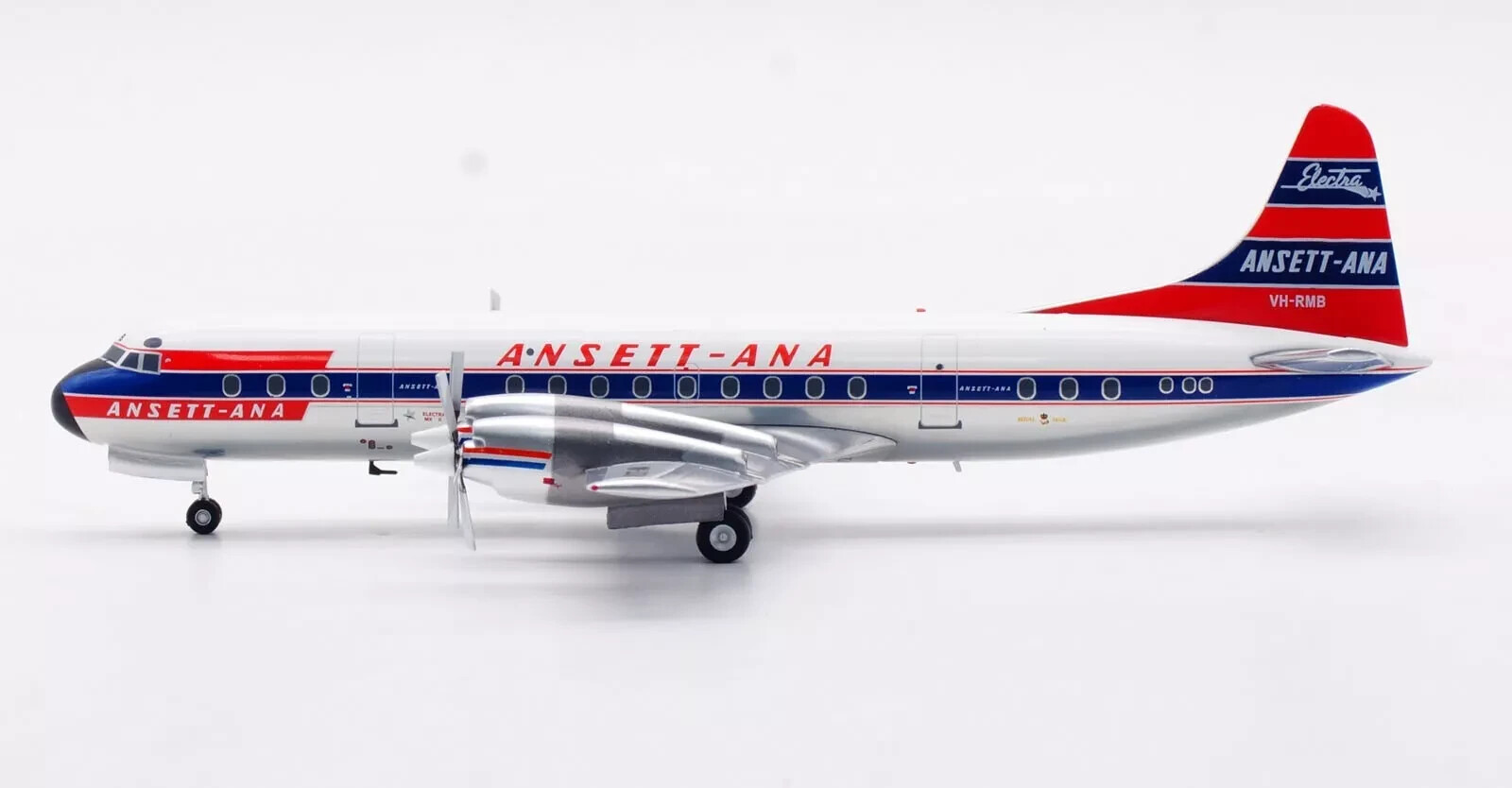 InFlight 200 1:200 Ansett – ANA Lockheed L-188A Electra VH-RMB Diecast Model