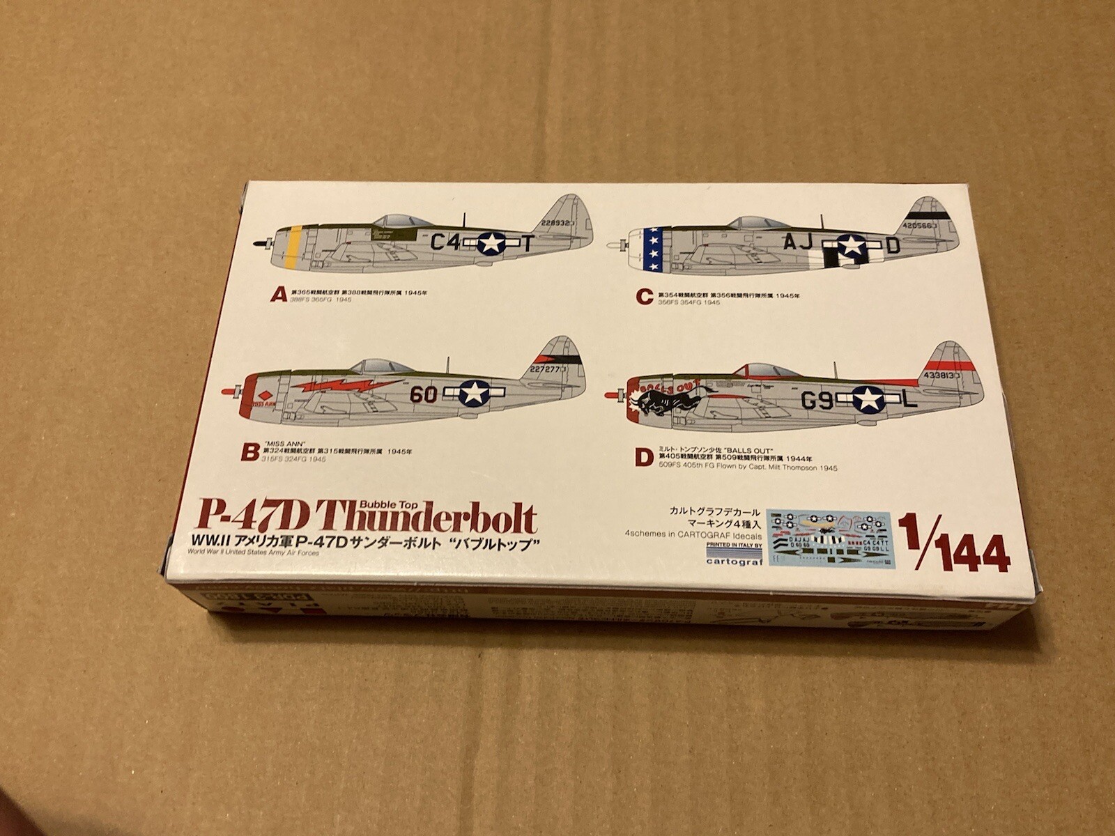 Platz 1/144 P-47 Thunderbolt 2 Planes Included