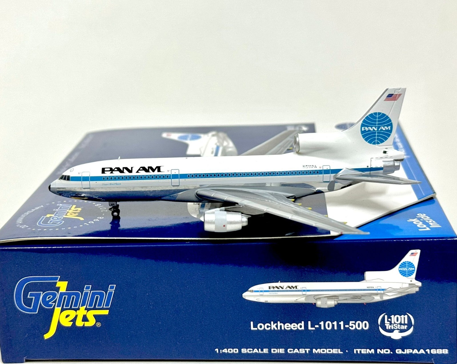 Gemini Jets Scale 1:400 Pan Am Lockheed L-1011-500 N511PA GJPAA1688