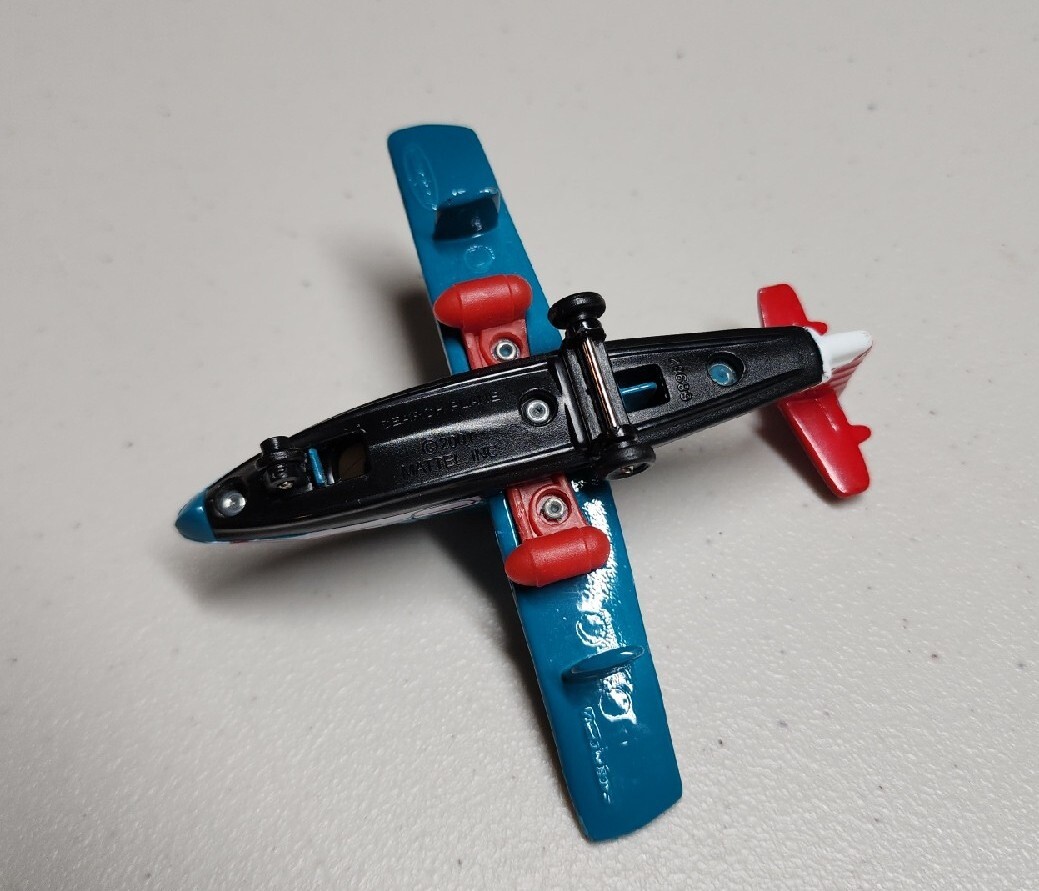Matchbox Skybusters Diecast Airplane Search Plane Blue / White / Red