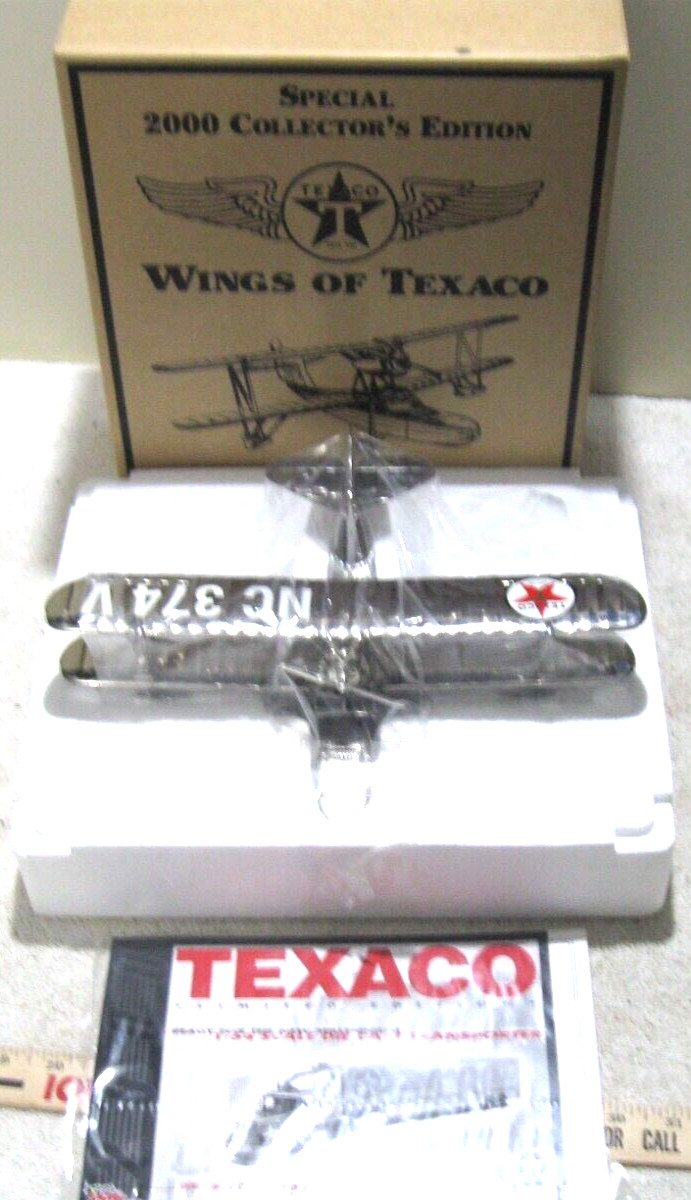 2000 ERTL WINGS OF TEXACO #8 1936 KEYSTONE THE DUCK PLANE AIRPLANE COLLECTOR TOY