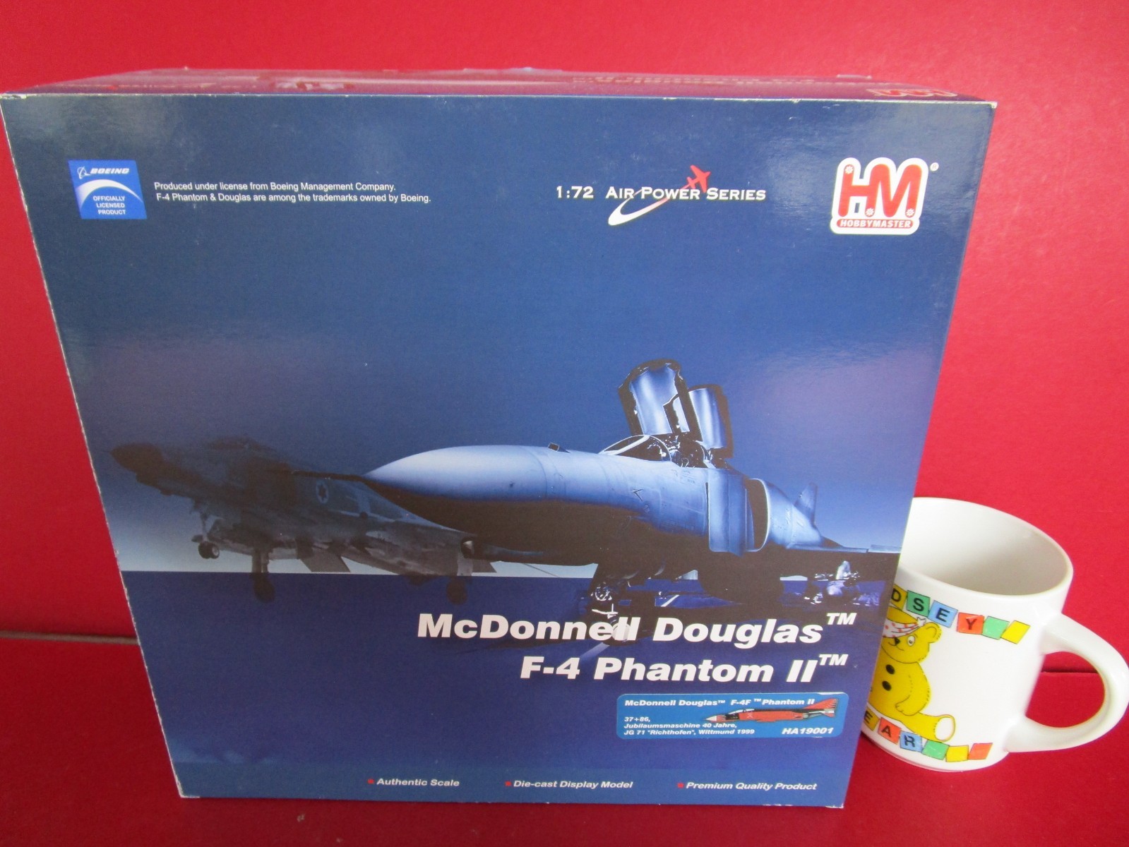 HOBBY MASTER 1/72 MCDONNELL DOUGLAS F-4F PHANTOM II JUBILAUMSMASCHINE HA19001