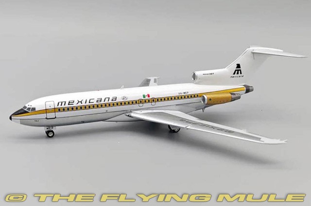Jfox 1:200 727-100 Mexicana XA-MEP w/Stand