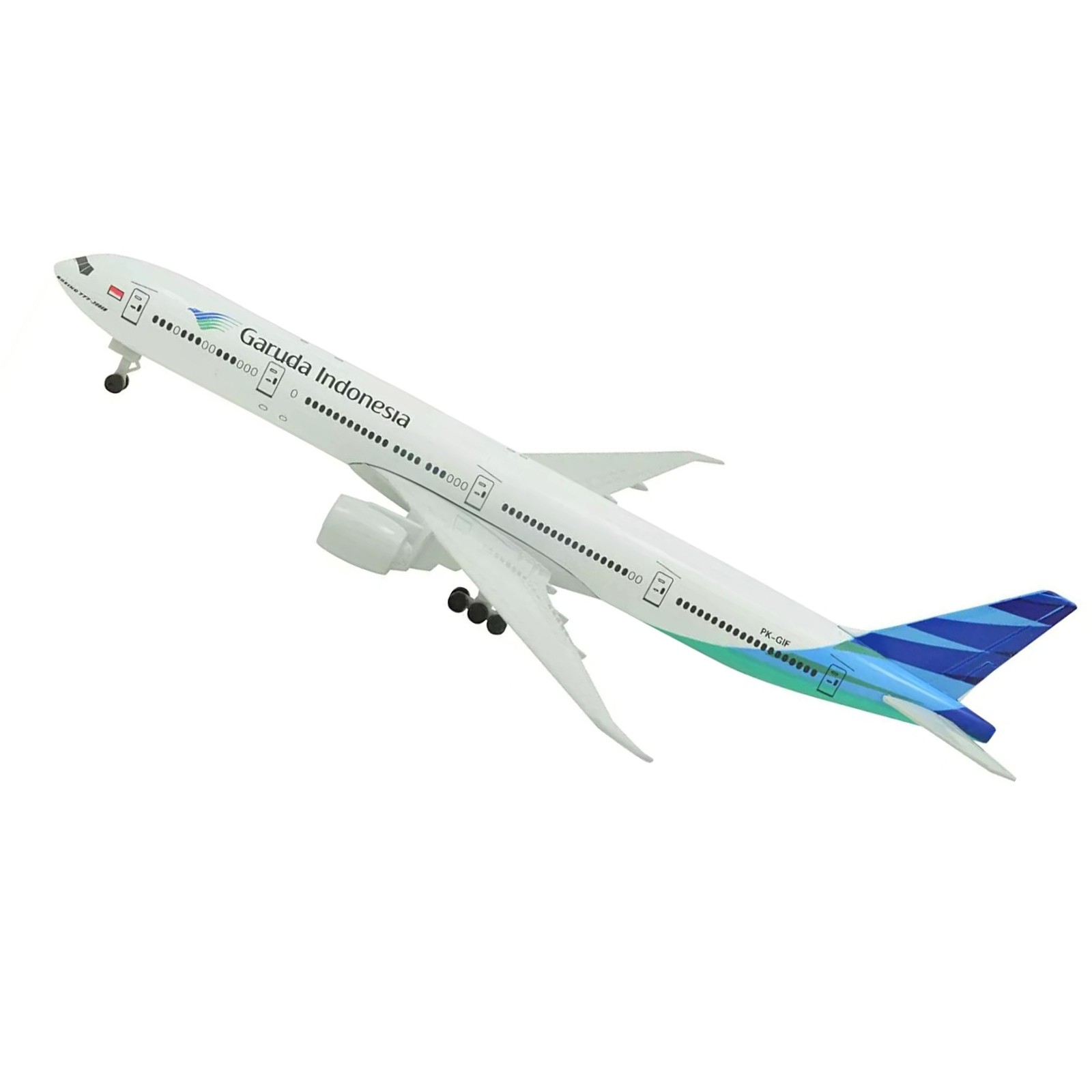 18cm Diecast 1/400 Garuda Indonesia Airlines B777 Aircraft Model with Stand
