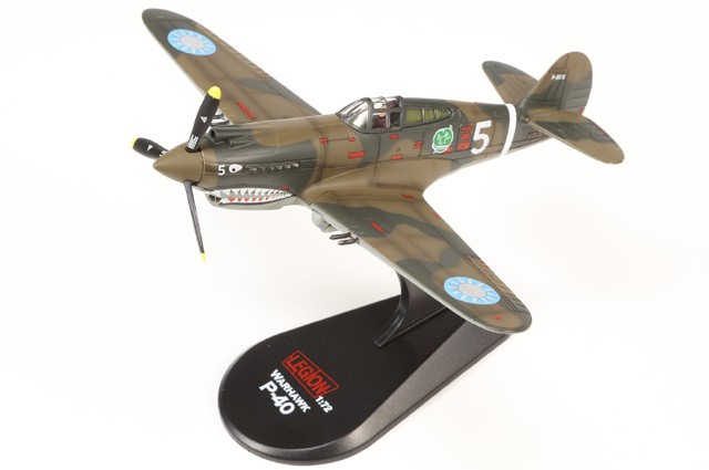 Legion Models 1/72 P-40B Warhawk Airplane White 5 AVG Flying Tigers 1st PS Adam