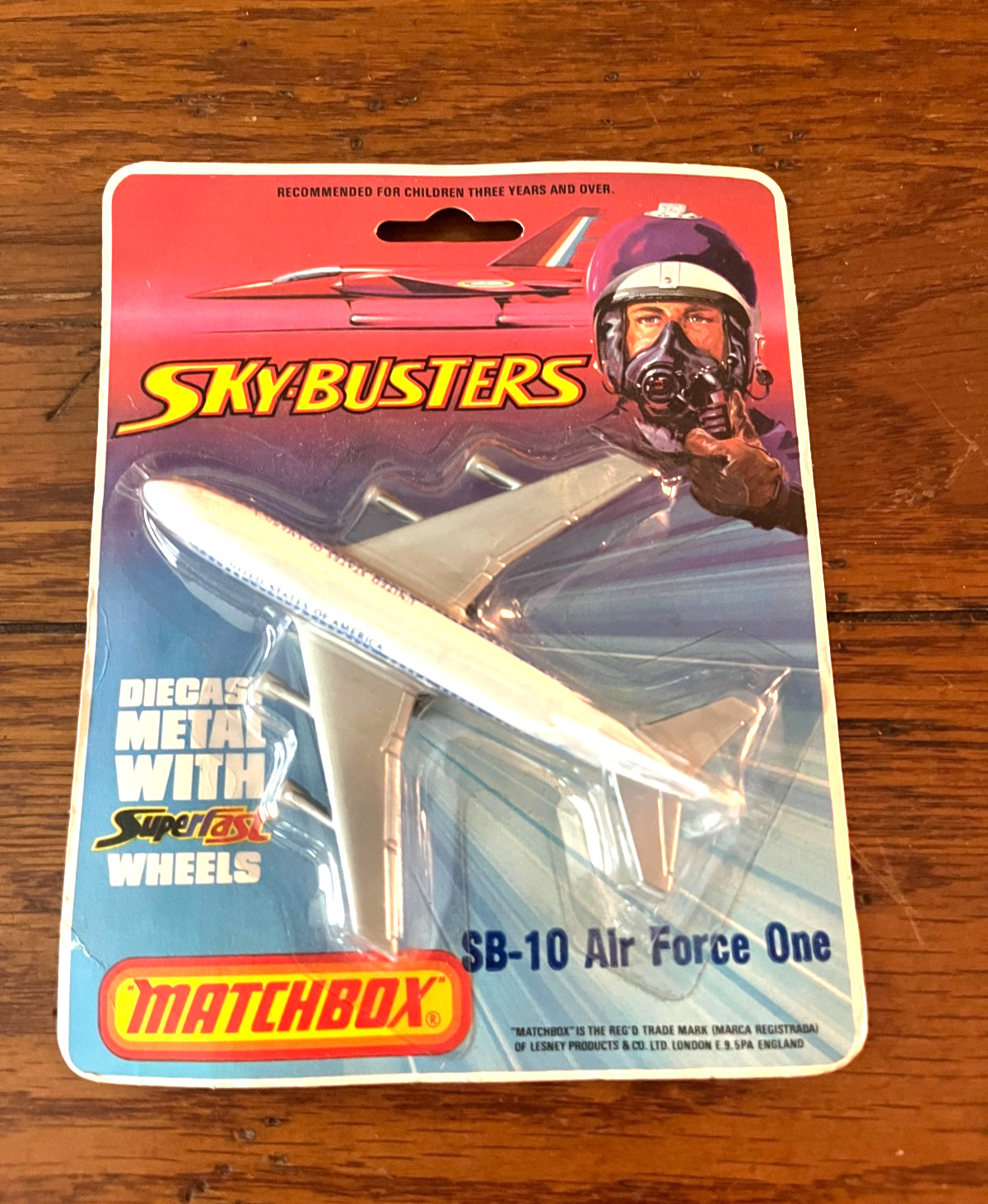 Matchbox Sky-Busters SB-10 Air Force One 1977 Lesney Diecast Metal USA