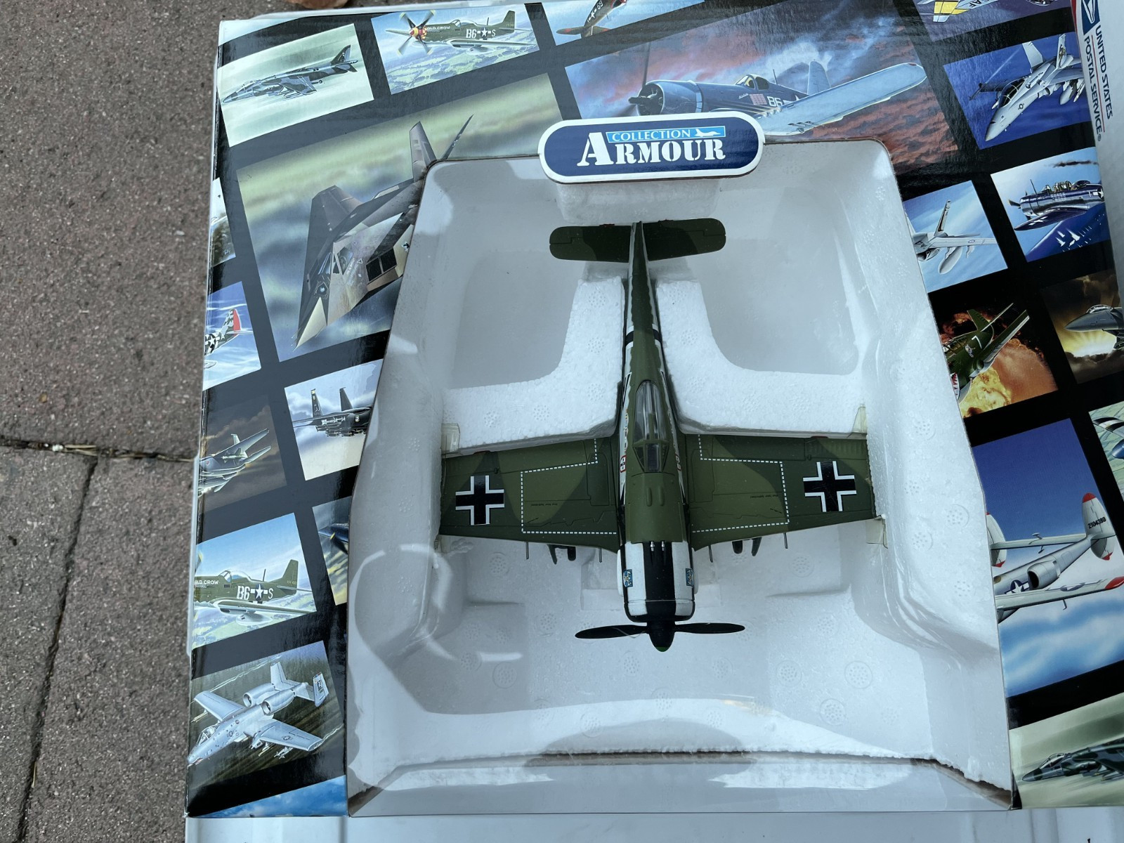 FRANKLIN MINT FW-190 FOCKY-WULF LUFTWAFFE, “B11B586” 1:48.