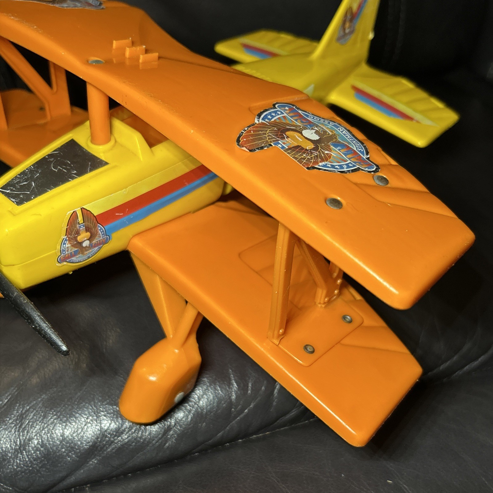 1982 Tonka Fall Guy Stunt Airplane Most Decals No Battery Cover Non Working