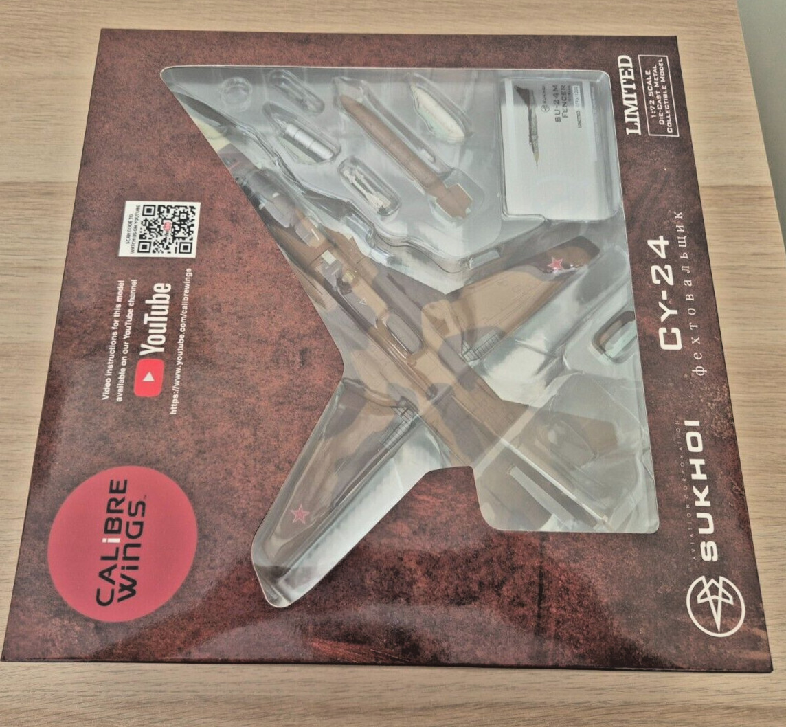 Sukhoi Su-24MK Fencer-D, Russian Air Force Blue 91, Calibre Wings 1/72 CA722406