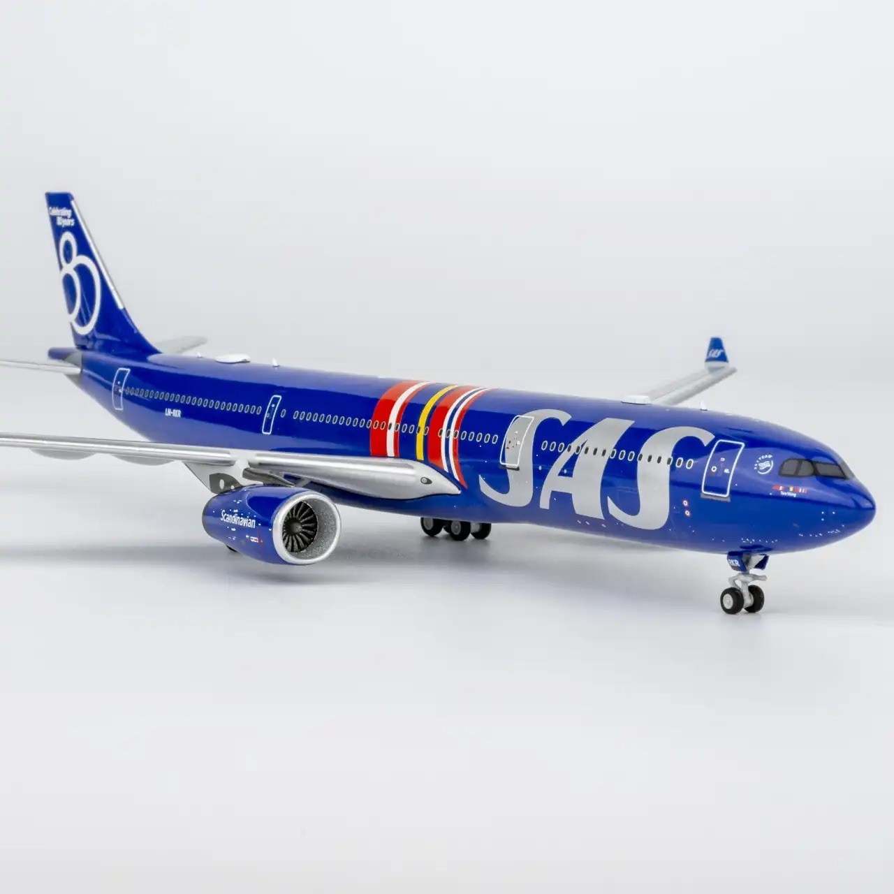 NG Models 1:400 Scandinavian Airlines SAS Airbus A330-300 LN-RKR 80 Years