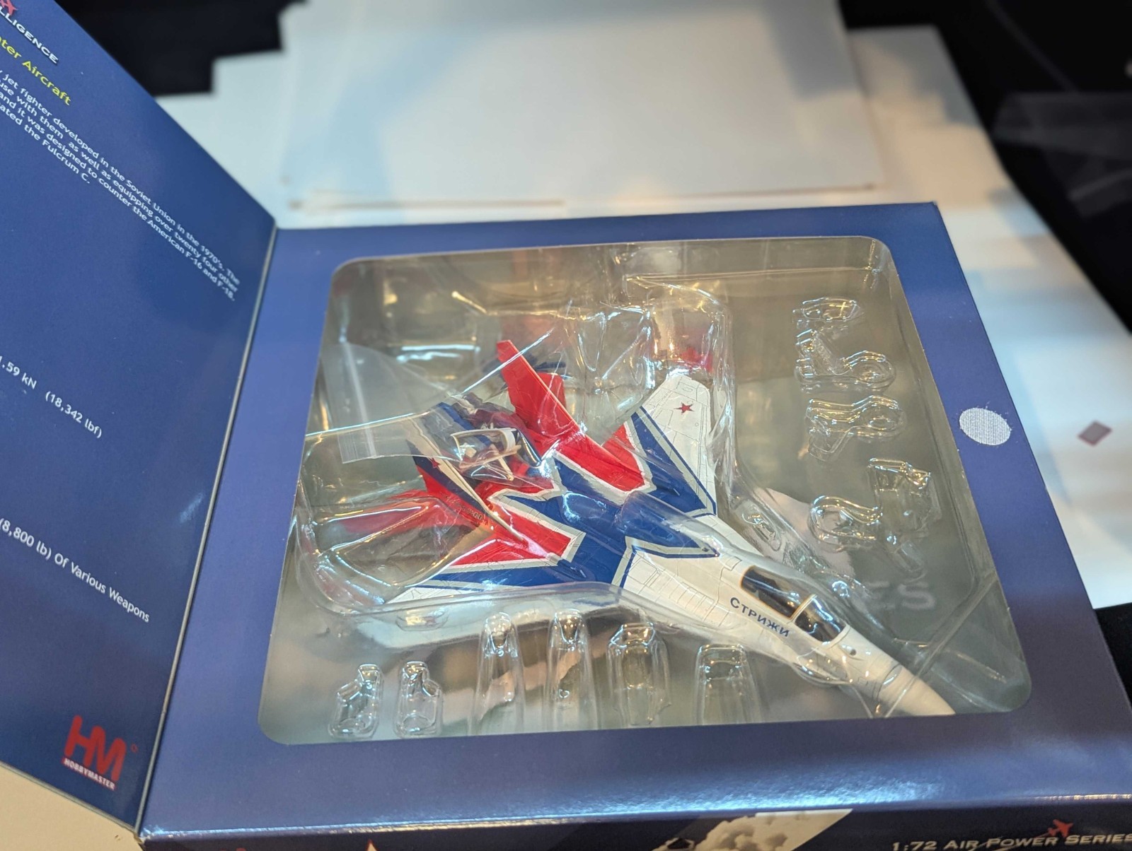 Hobby Master 1/72 Mikoyan MiG-29 Fulcrum Russian Strizhi Swifts MAKS 2019 6511B