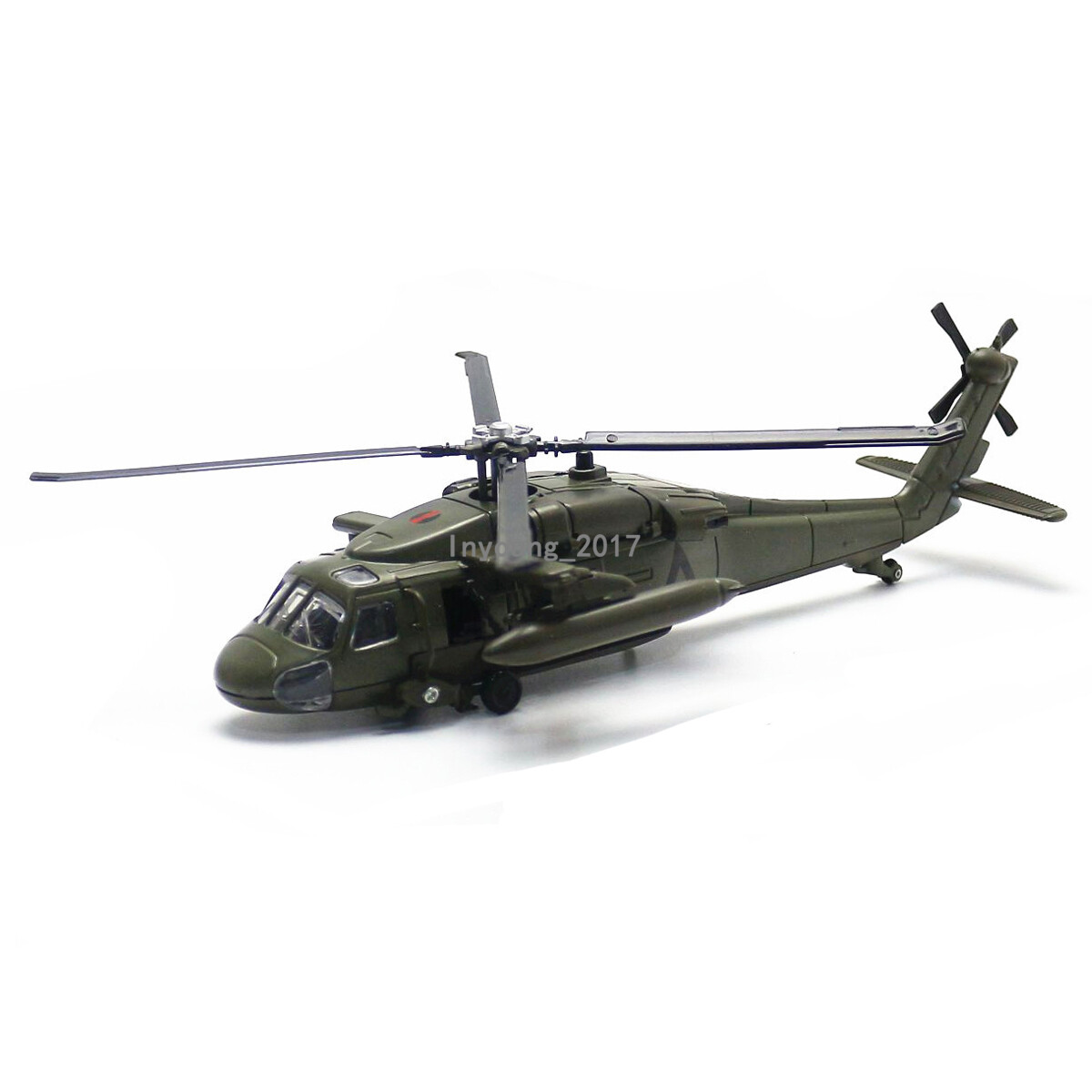 UH-60 Black Hawk Utility Helicopter Model Airplane Diecast Military Helicopter