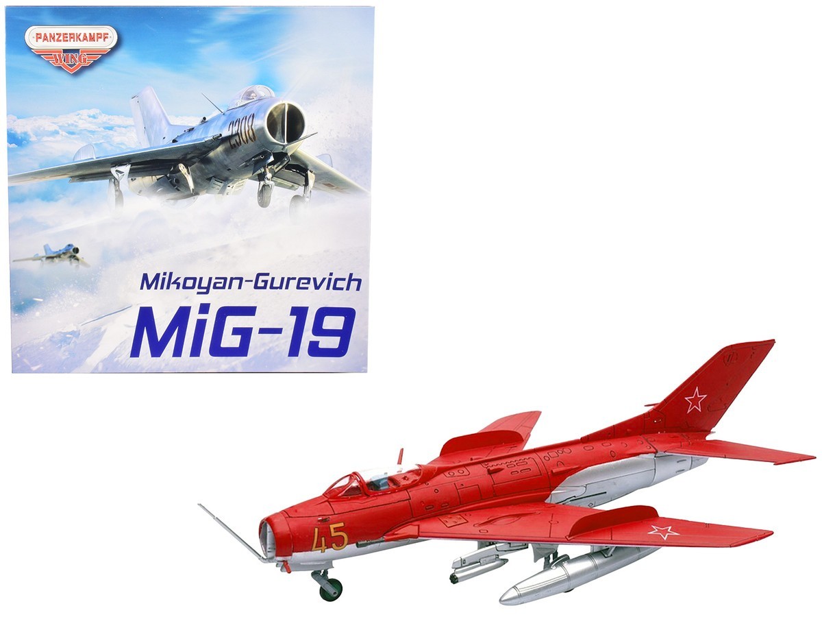 Panzerkampf 1/72 MiG-19S Farmer C VVS Display Team Diecast Model