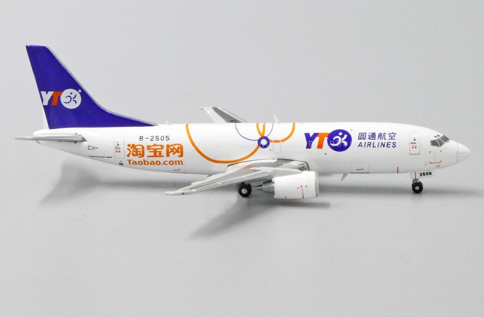 JC WINGS YTO CARGO AIRLINES BOEING 737-300(SF) 1:400 DIECAST LH4HYT104 IN STOCK