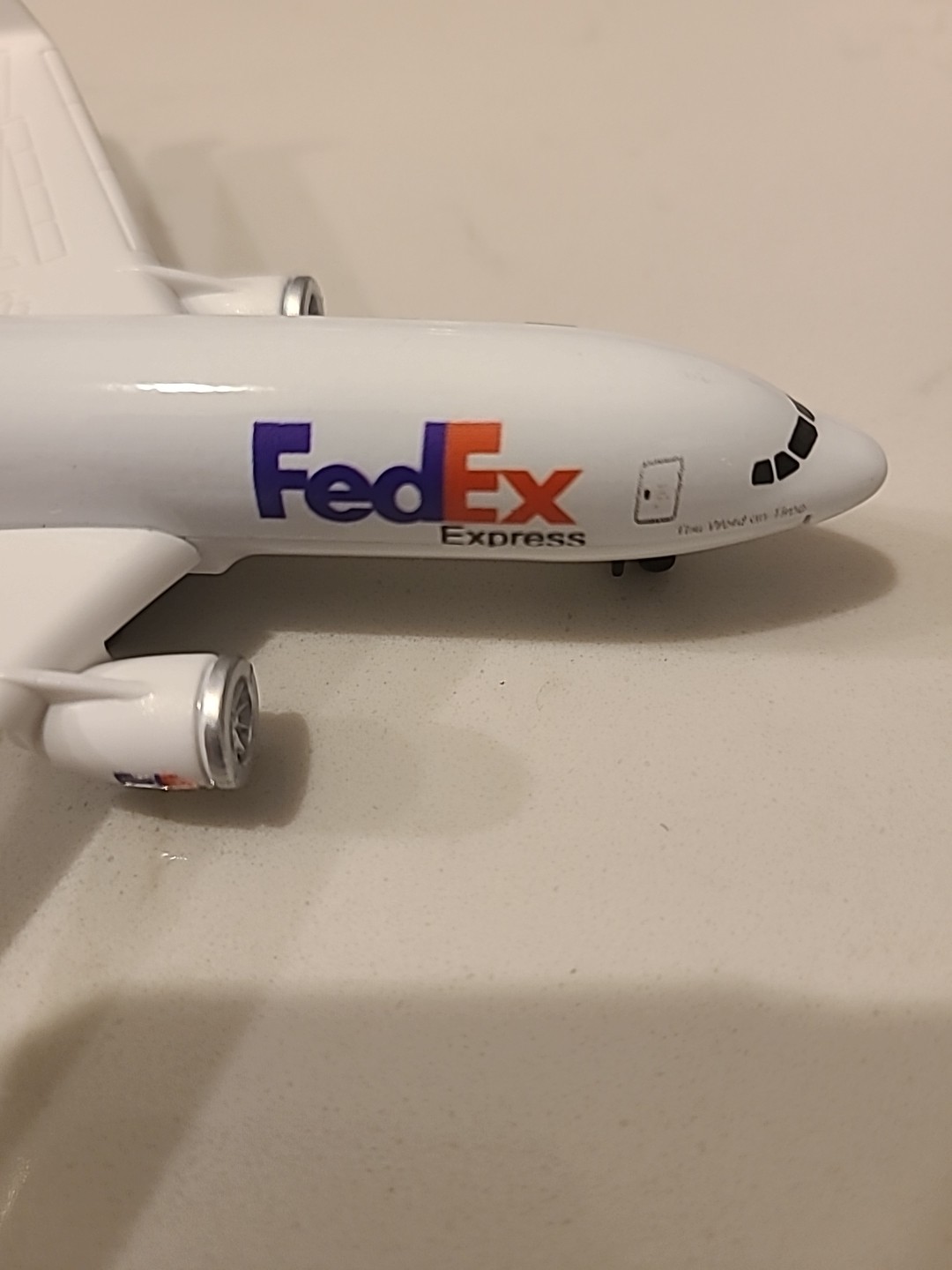Boeing 777 Freighter (777F). Diecast Model Aircraft, 6 Inches Long. 5 Iches Wide
