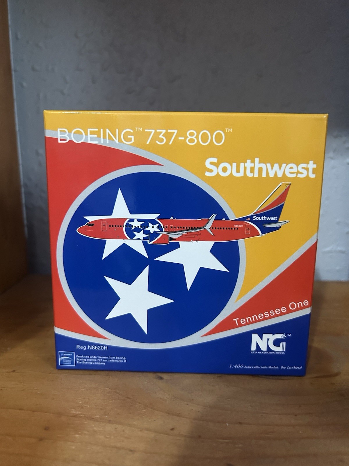 1:400 NG Models Southwest Boeing 737-800 N8620H Tennessee One Livery