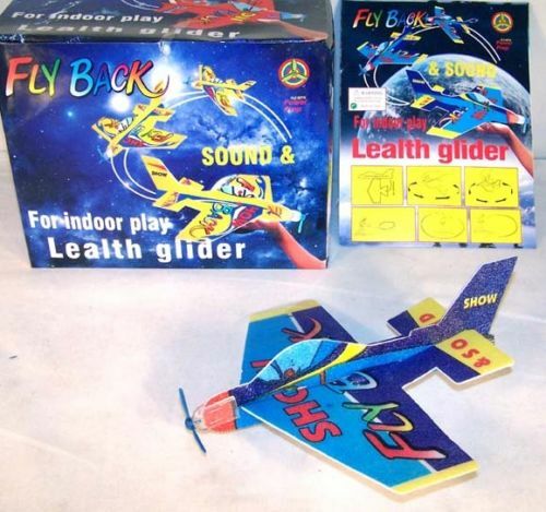 12 FLY BACK STUNT GLIDERS W SOUND airplane toys stunts PLANE TOY NOVELTIES NEW