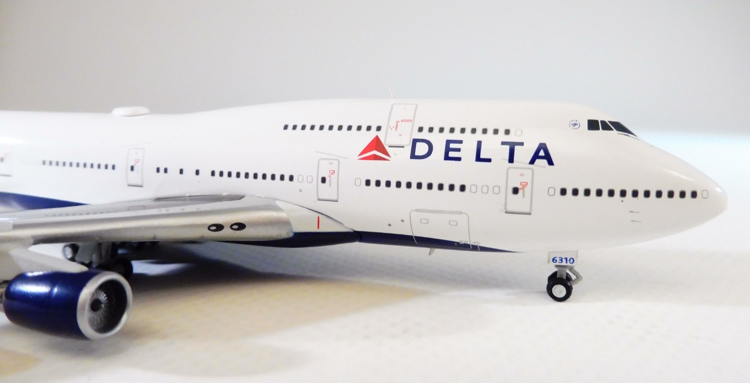 1/400 GeminiJets Delta Air Lines 747-400 (previously Northwest “World Plane”)