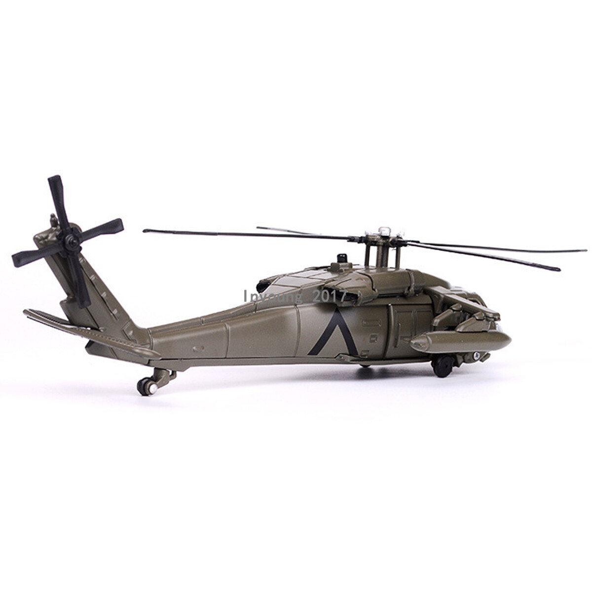 UH-60 Black Hawk Utility Helicopter Model Diecast Military Army Airplane Model