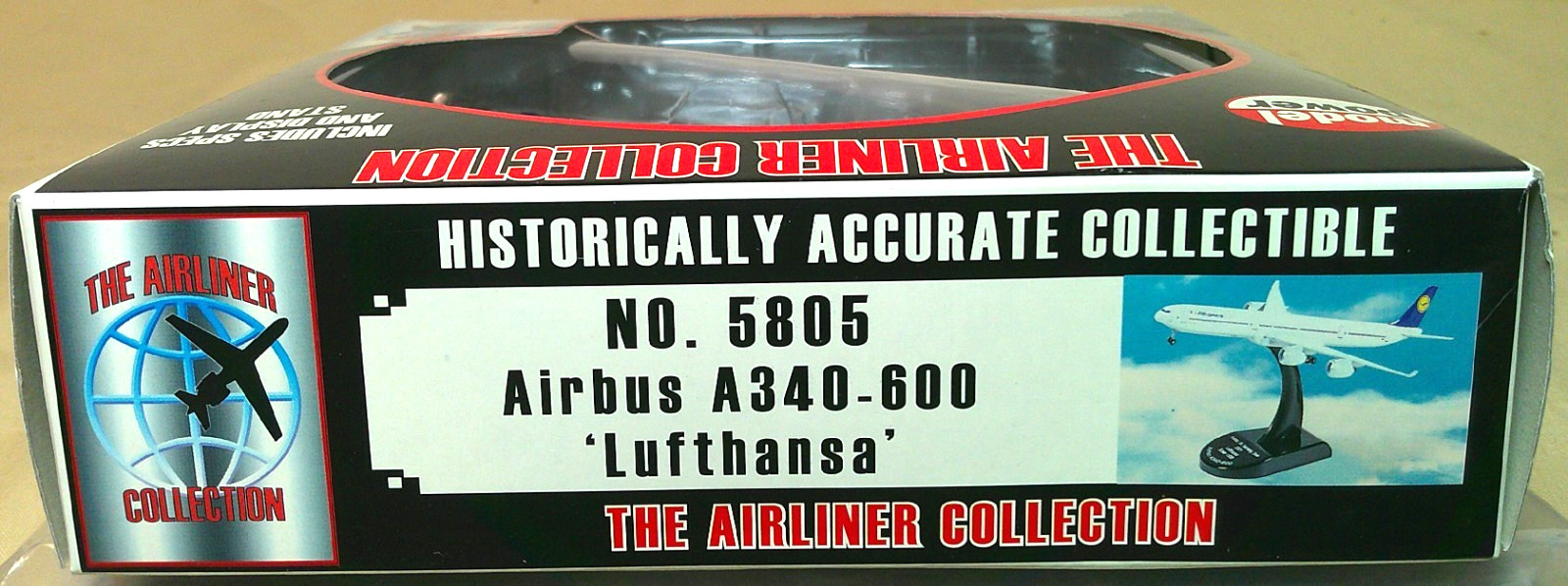 Model Power Postage Stamp Planes Airliners 5805 Airbus A340-600 ‘Lufthansa’