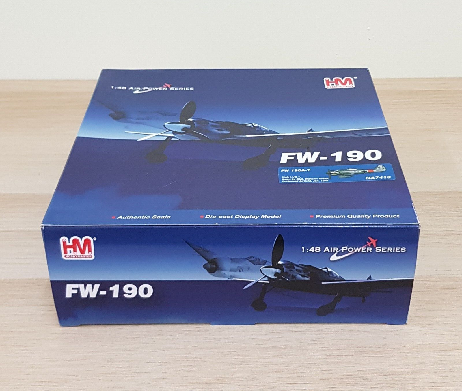 Hobby Master 1/72 HA7418 Focke-Wulf Fw 190A Luftwaffe I./JG 1, Wilhelm Krebs