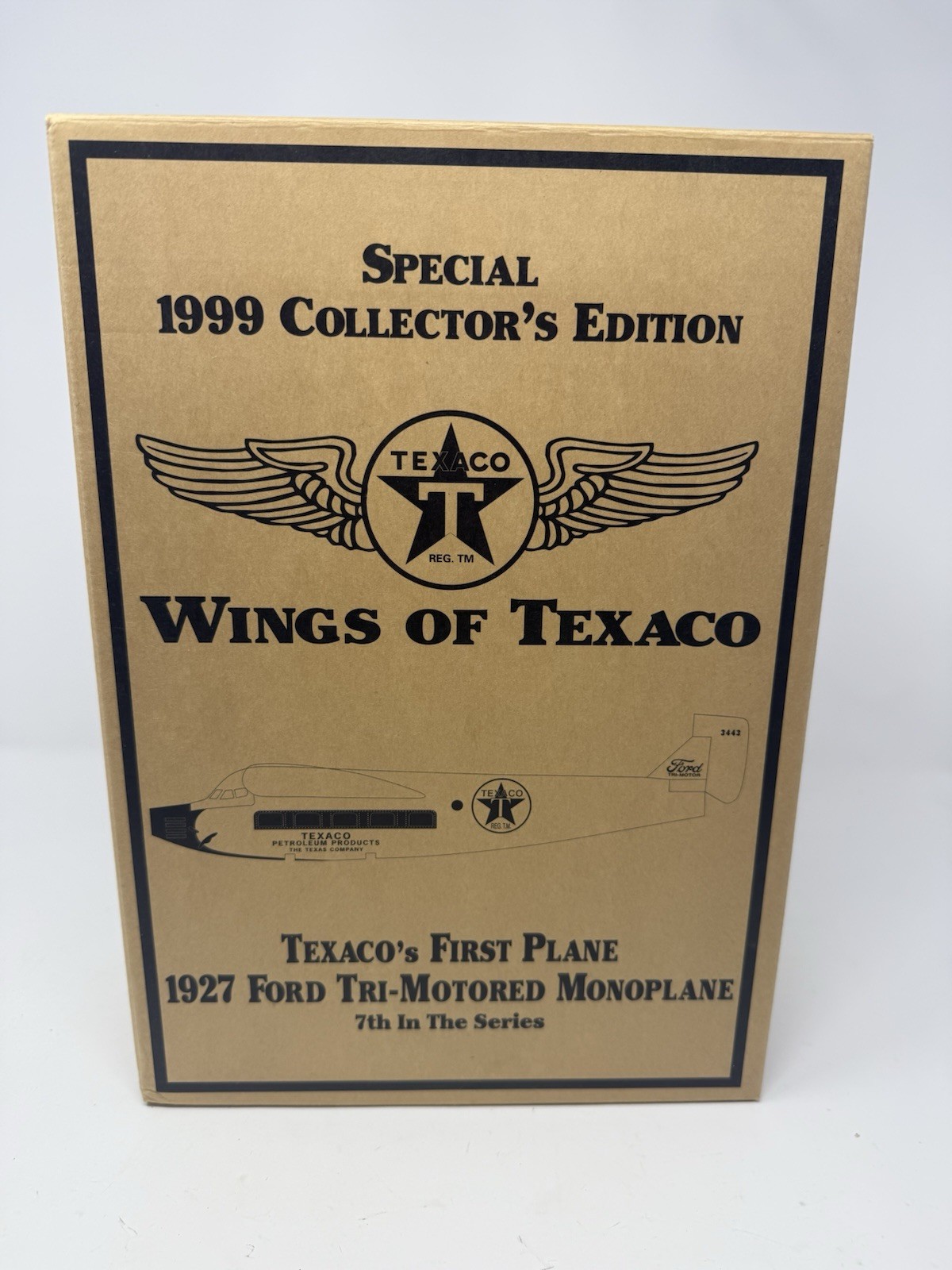 Wings of Texaco Collector’s 1927 Ford Tri-Motored Monoplane Special edition gold